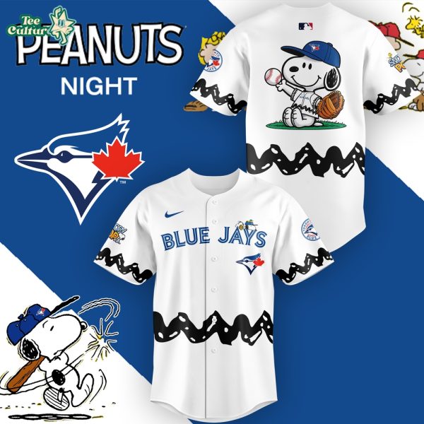 Toronto Blue Jays x Peanuts Night Jersey 2026 Limited Edition