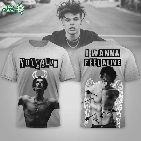 YUNGBLUD "I WANNA FEEL ALIVE" 3D Shirt 2026
