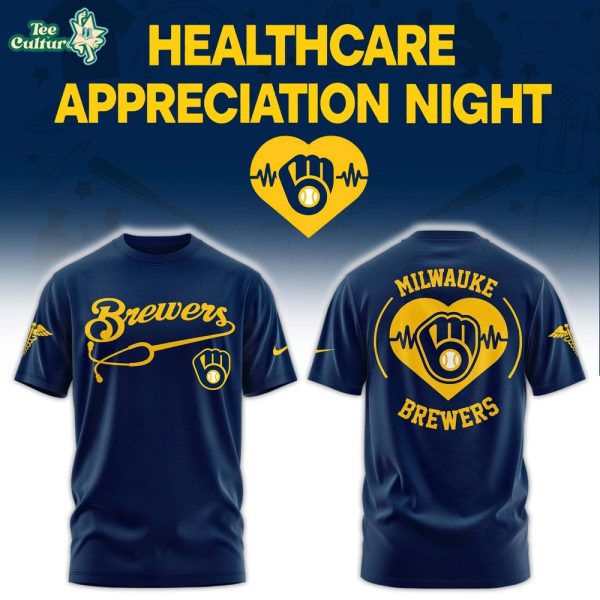 2026 Milwaukee Brewers Healthcare Appreciation Night Limited Edition T-Shirt Jogger And Cap Outfit