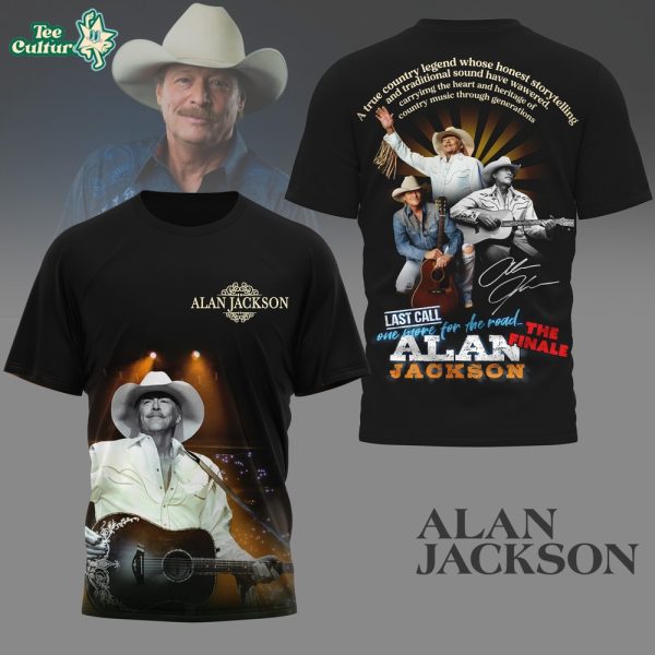 Alan Jackson Last Call One More For The Road – The Finale Shirt