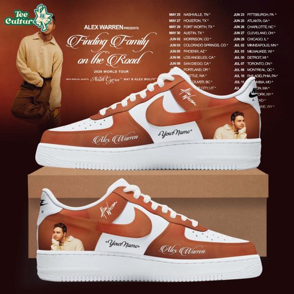 Alex Warren Finding Family On The Road 2026 Exclusive Limited Shoes