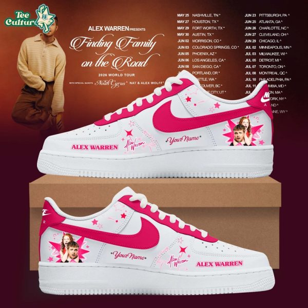 Alex Warren Finding Family On The Road 2026 White Edition Limited Shoes