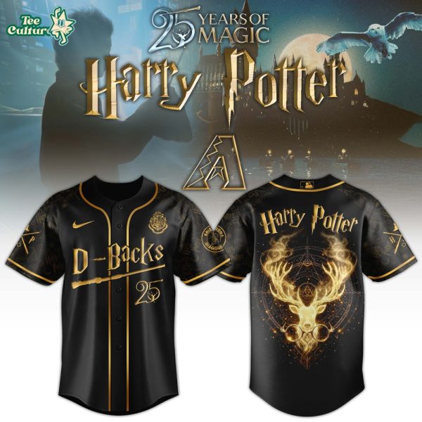 Arizona Diamondbacks Harry Potter 25 Years Of Magic Game Night 2026 Limited Edition Jersey