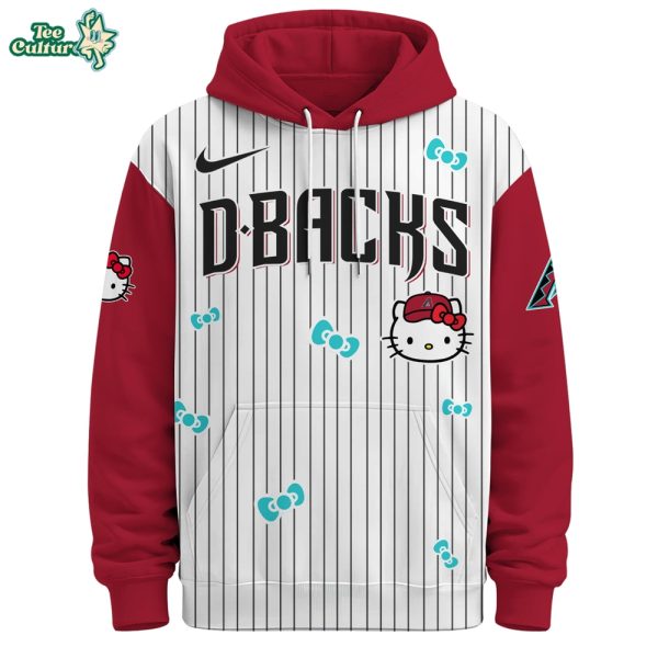 Arizona Diamondbacks Hello Kitty Special Edition Fan Hoodie by Teesculture.com