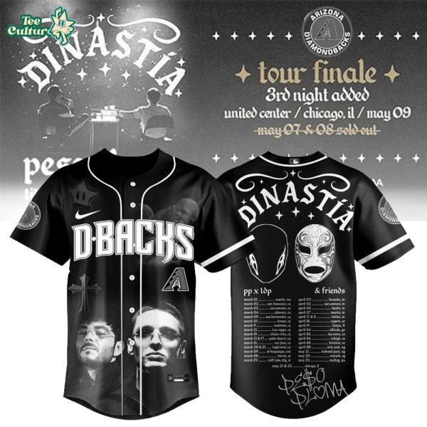 Arizona Diamondbacks MLB x Dinastía Tour Jersey Limited Edition