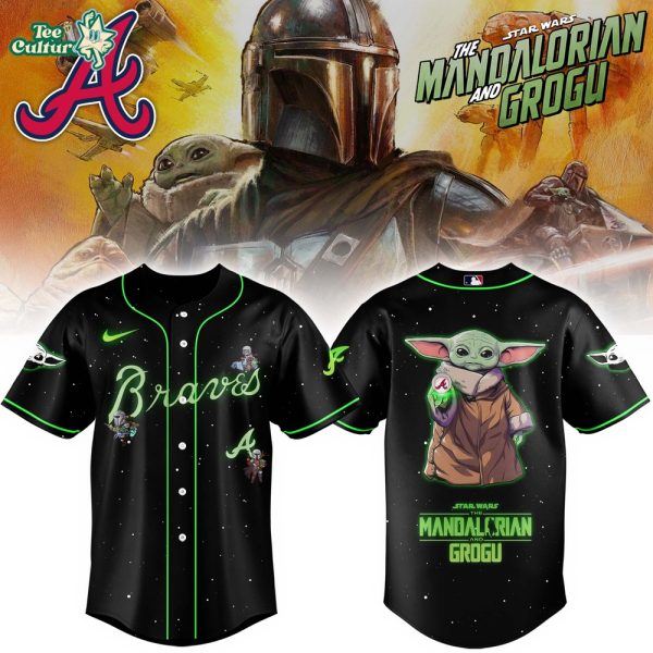 Atlanta Braves x The Mandalorian & Grogu Limited Edition Baseball Jersey – Fan Collection