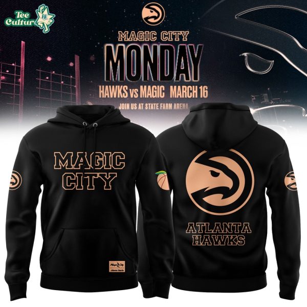 Atlanta Hawks x Magic City 2026 Edition Hoodie - Black
