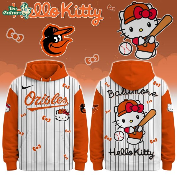 Baltimore Orioles Hello Kitty Special Edition Fan Hoodie