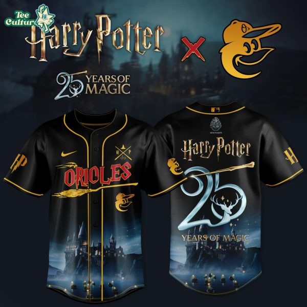 Baltimore Orioles X Harry Potter – 25 Years of Magic Baseball Jersey