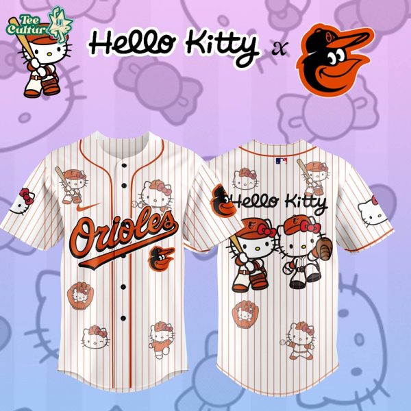 Baltimore Orioles x Hello Kitty Custom Design 2026 Limited Edition Jersey