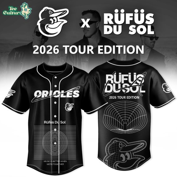 Baltimore Orioles x RÜFÜS DU SOL 2026 Tour Special Edition Baseball Jersey