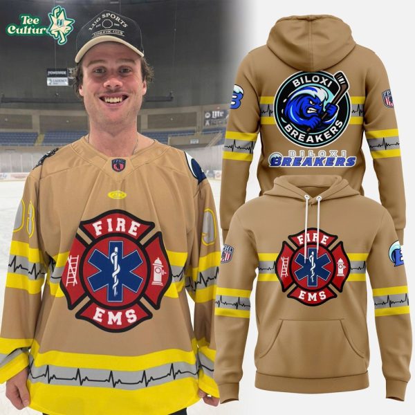 Biloxi Breakers 2026 First Responders Night Hoodie