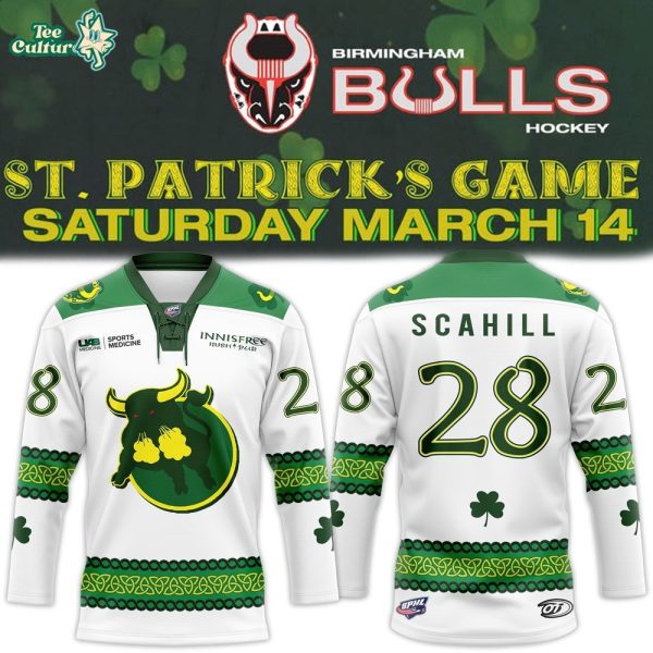 Birmingham Bulls 2026 Connor Scahil Hockey Jersey