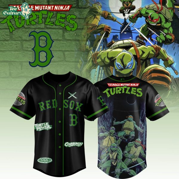 Boston Red Sox Teenage Mutant Ninja Turtles Collaboration 2026 Limited Edition Baseball Jersey