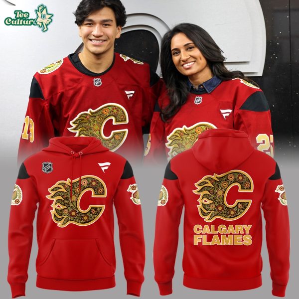 Calgary Flames South Asian Celebration 2026 Night Hoodie