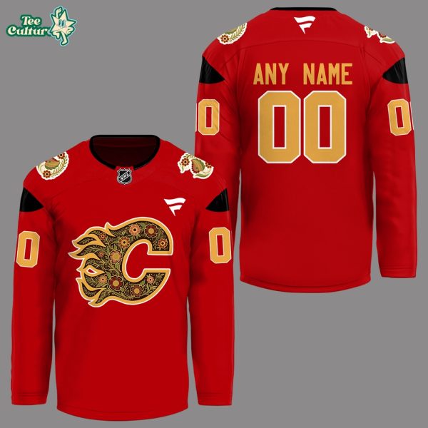 Calgary Flames South Asian Celebration 2026 Night Jersey by Teesculture.com