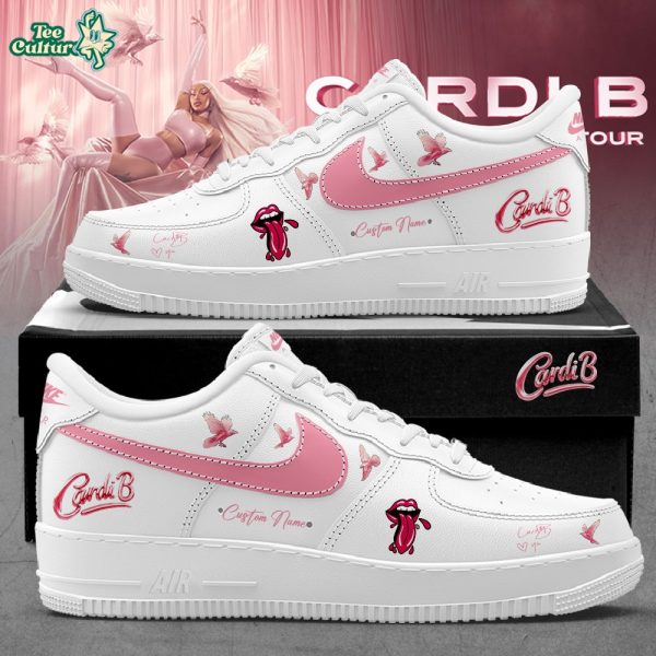 Cardi B Little Miss Drama Tour 2026 V2 Custom Name White Shoes