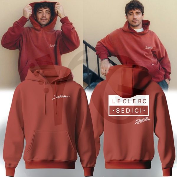 Charles Leclerc Signature Spring 2026 Collection Shirt Red Brown