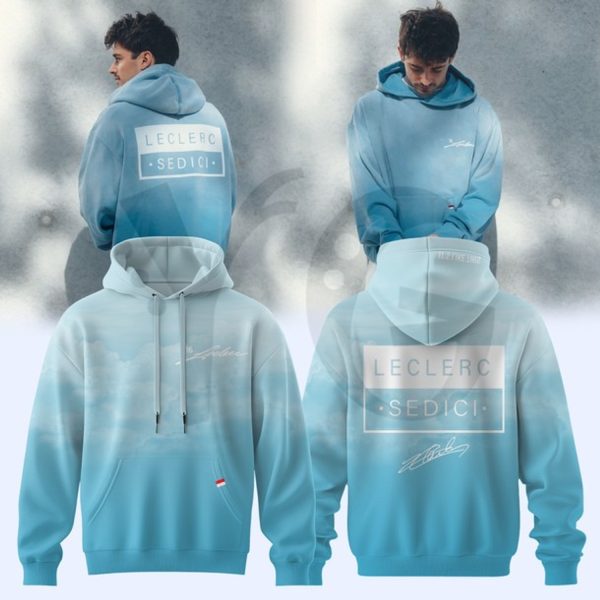 Charles Leclerc Signature Spring 2026 Collection Shirt Sky Blue