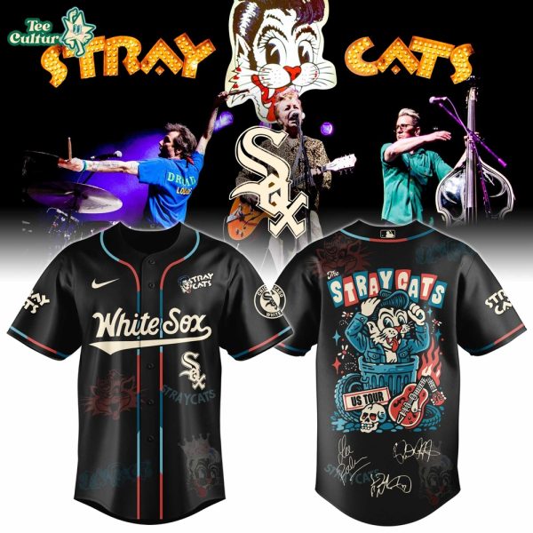 Chicago White Sox Stray Cats 2026 US Tour Inspired Baseball Jersey