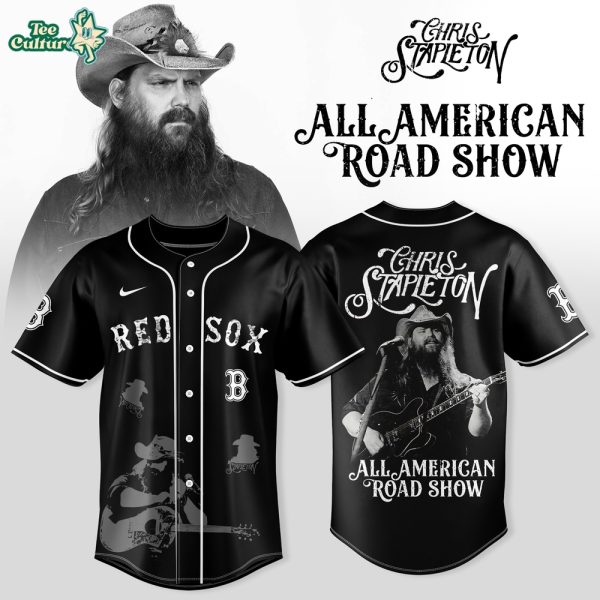 Chris Stapleton All-American Road Show x Boston Red Sox Country Concert Tour Baseball Jersey