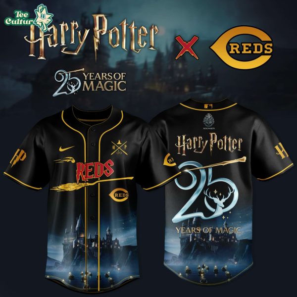 Cincinnati Reds X Harry Potter – 25 Years of Magic Baseball Jersey