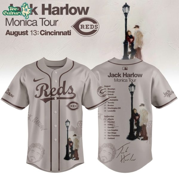 Cincinnati Reds x Jack Harlow “Monica Tour 2026” Limited Edition Jersey