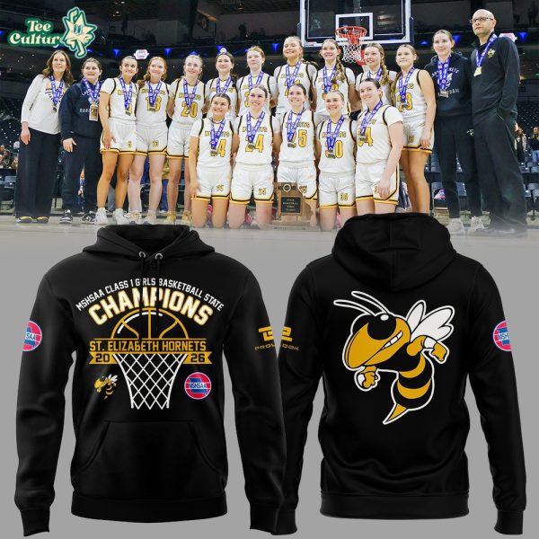 Class 1 Girls Basketball State Champions 2026 Commemorative Limited Hoodie Version 2