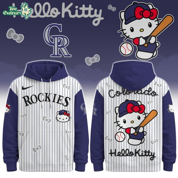 Colorado Rockies Hello Kitty Special Edition Fan Hoodie