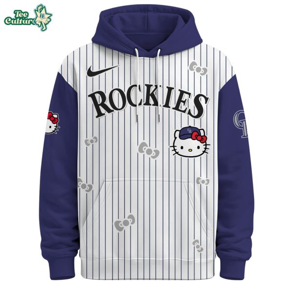 Colorado Rockies Hello Kitty Special Edition Fan Hoodie by Teesculture.com