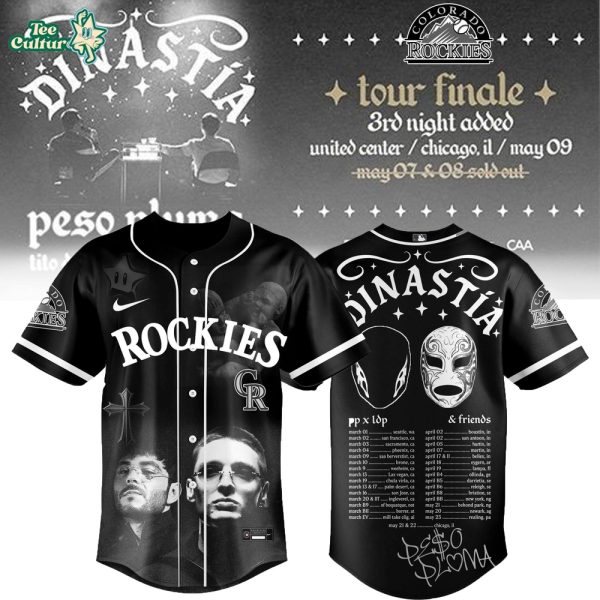 Colorado Rockies MLB x Dinastía Tour Jersey Limited Edition