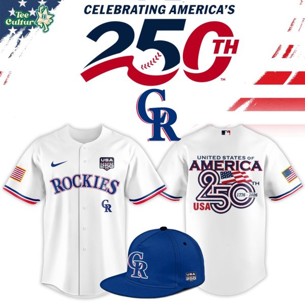 Colorado Rockies USA 250th Anniversary Limited Patriotic Baseball Jersey