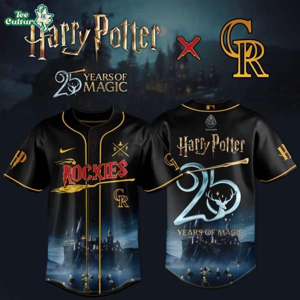 Colorado Rockies X Harry Potter – 25 Years of Magic Baseball Jersey