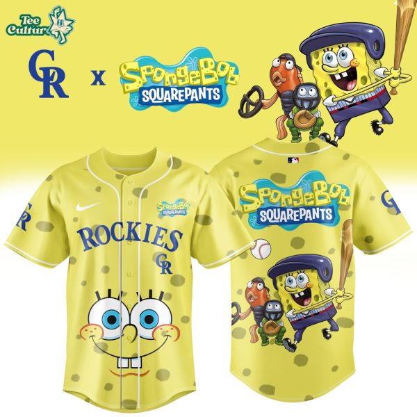 Colorado Rockies x SpongeBob SquarePants 2026 Special Edition MLB Jersey