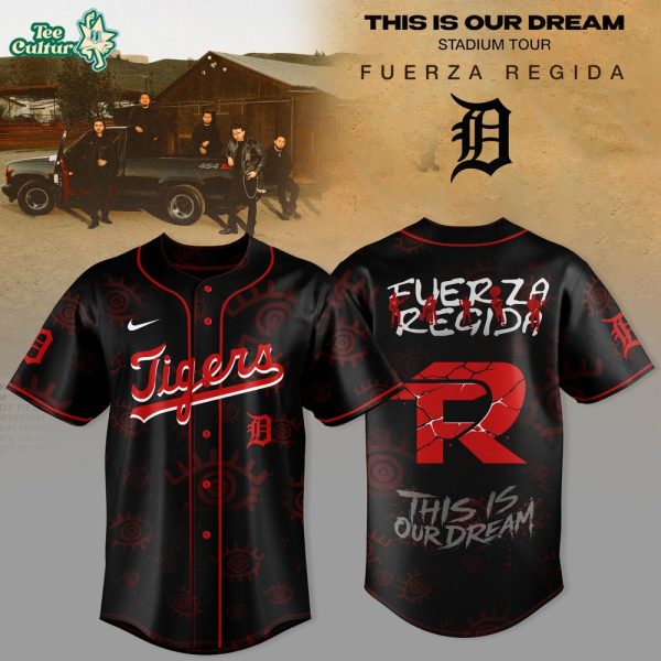 Detroit Tigers x Fuerza Regida – This Is Our Dream Stadium Tour 2026 Jersey Collection