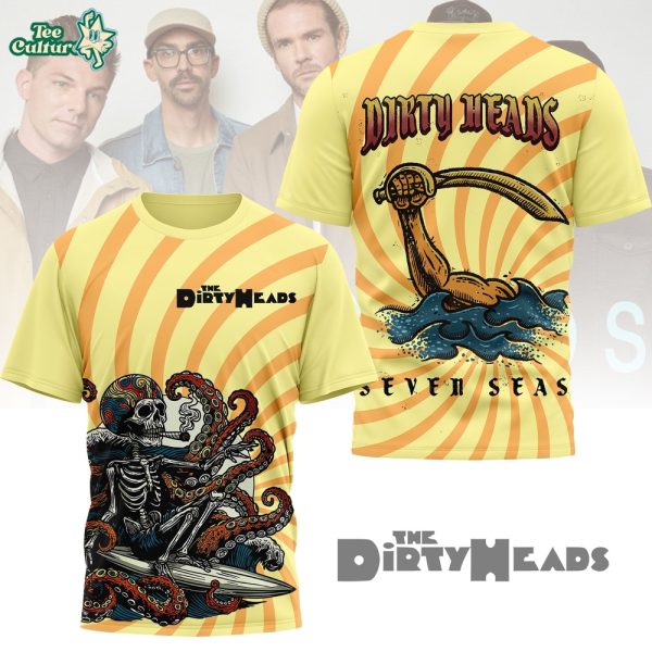 Dirty Heads Seven Seas Skeleton Surf And Octopus Shirt 2026