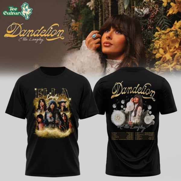 Ella Langley The Dandelion Tour 2026 Graphic Tee Version 2 Limited Edition