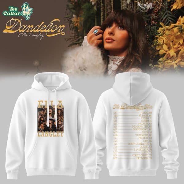 Ella Langley The Dandelion Tour 2026 Premium Limited Hoodie by Teesculture.com