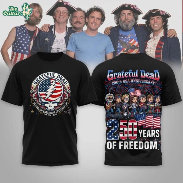 Grateful Dead 250th United States Anniversary Commemorative Graphic T-shirt