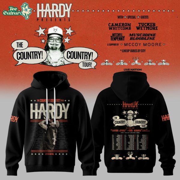 HARDY: THE COUNTRY! COUNTRY! TOUR! Collection Hoodie