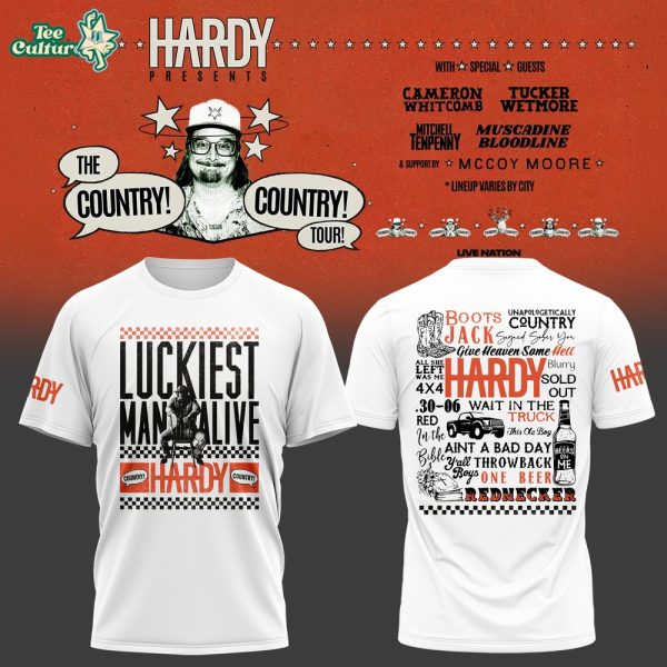 HARDY: THE COUNTRY! COUNTRY! TOUR! Collection Tshirt Ver2