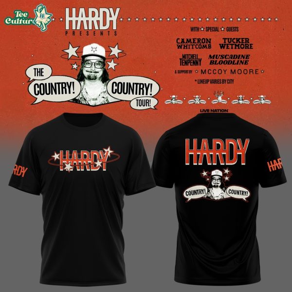 HARDY: THE COUNTRY! COUNTRY! TOUR! Collection Tshirt Ver3