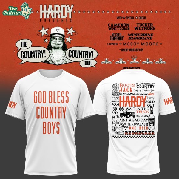 HARDY: THE COUNTRY! COUNTRY! TOUR! Collection Tshirt Ver4