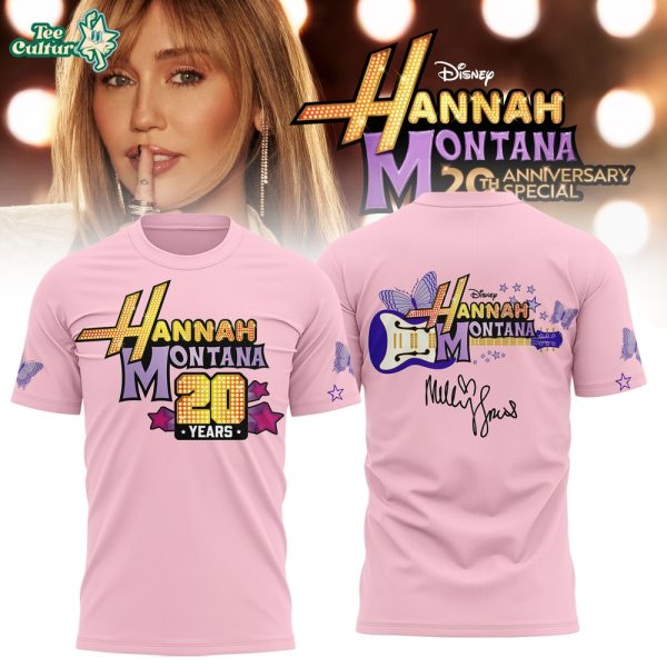 Hannah Montana 20th Anniversary 2026 Tshirt Limited Edition