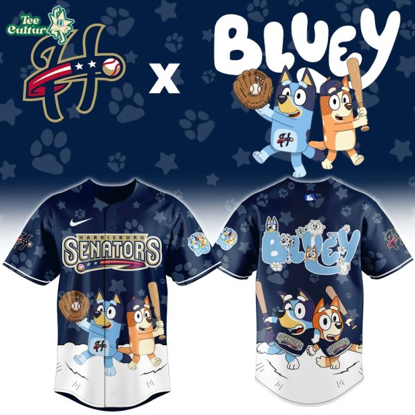 Harrisburg Senators Bluey Night Game Limited Jersey by Teesculture.com
