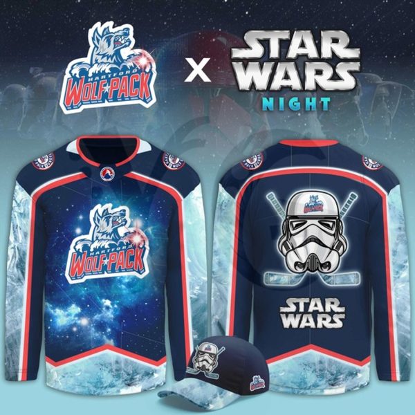 Hartford Wolf Pack Star Wars Night 2026 Special Hockey Jersey