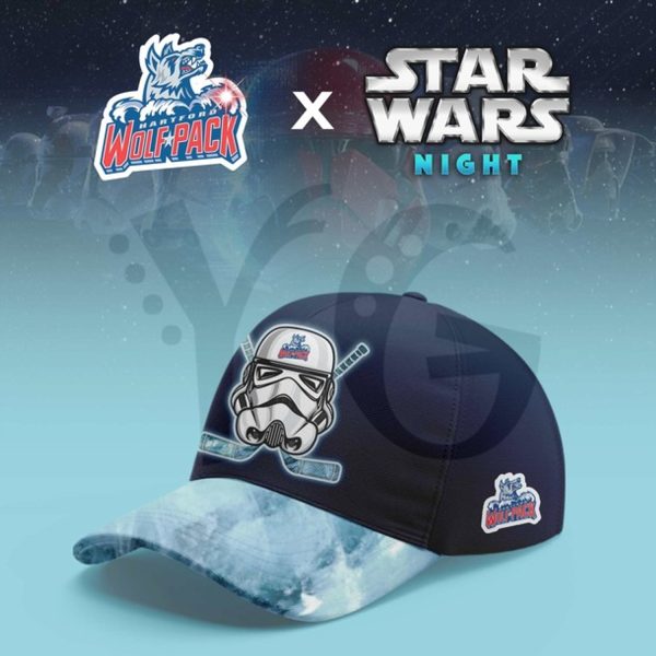 Hartford Wolf Pack Star Wars Night 2026 Special Hockey Jersey by Drovenwear.com