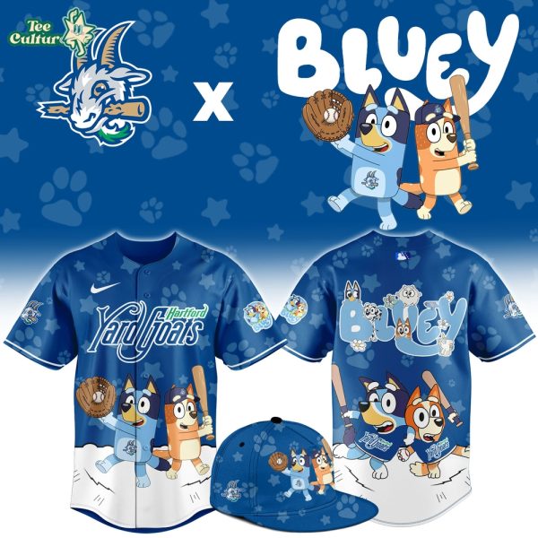 Hartford Yard Goats Bluey Night Game Limited Jersey