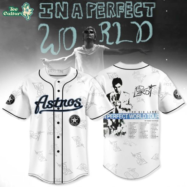Houston Astros MLB x The Kid Laroi A Perfect World Tour Baseball Jersey