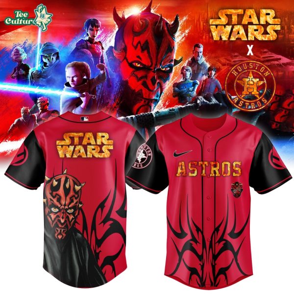Houston Astros Star Wars Maul Shadow Lord 2026 Special Edition Jersey Version 2